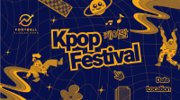 Trendy K-pop Playlist Facebook event cover Image Preview