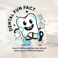 Tooth Fact Instagram Post Design