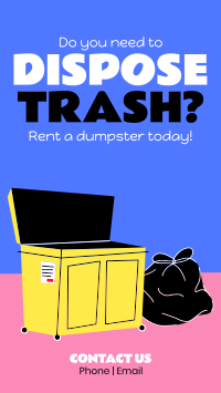 Disposing Trash? Facebook story Image Preview