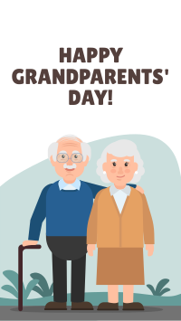 Happy Grandparents Day! Facebook Story Design