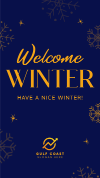 Welcome Winter YouTube short Image Preview