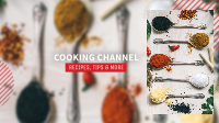 Recipe Ideas YouTube cover (channel art) Image Preview