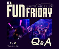 Friday Party Q&A Facebook post Image Preview