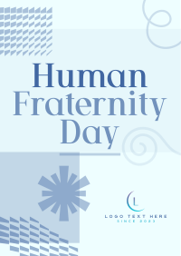 Generic Human Fraternity Greeting Flyer Image Preview