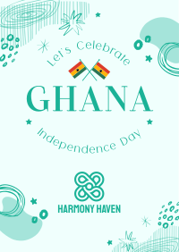 Celebrate Ghana Day Poster Design