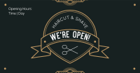Newly Open Barbershop Facebook ad Image Preview