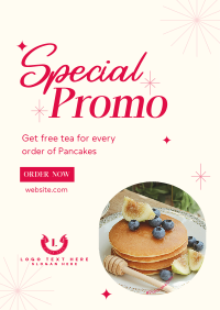 Stylish Pancake Day Flyer Design