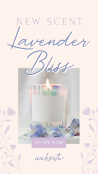 Lavender Bliss Candle Video Image Preview