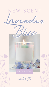 Lavender Bliss Candle TikTok Video Image Preview