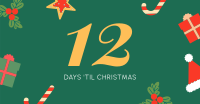 Cute Christmas Countdown Facebook ad Image Preview