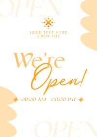 We're Open Now Poster Image Preview