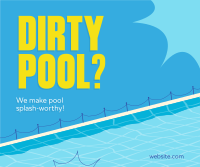 Splash-worthy Pool Facebook Post Design