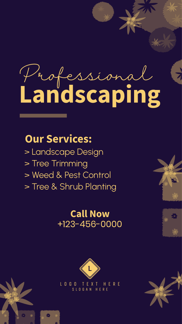 Professional Landscaping Instagram Story Design Image Preview