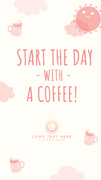 Morning Coffee Facebook Story Design