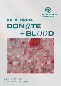 Modern Blood Donation Flyer Image Preview