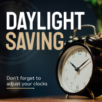 Daylight Saving Reminder Linkedin Post Image Preview