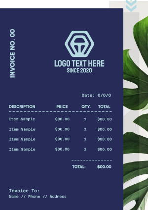 Plants Invoice Image Preview