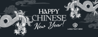 Chinese Year of the Dragon Facebook cover Image Preview