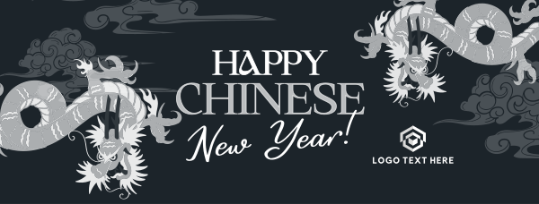 Chinese Year of the Dragon Facebook Cover Design
