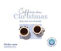 Christmas Coffee Sale Facebook post Image Preview