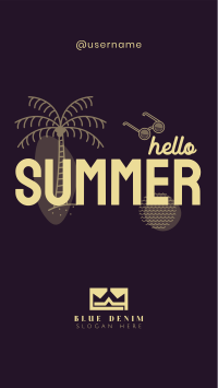 Hello Summer Instagram Reel Image Preview