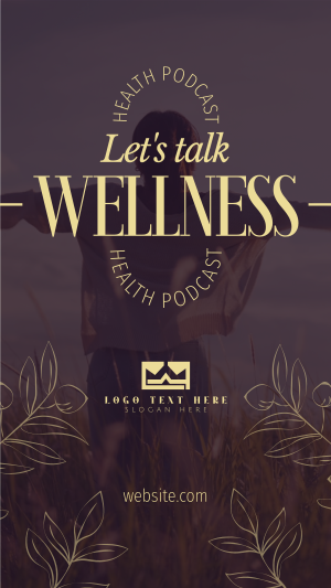 Wellness Podcast Instagram story Image Preview