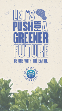 Green Earth Ecology Instagram Story Design