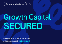 Growth Capital Secured Postcard Image Preview