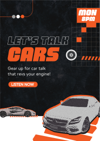 Car Podcast Flyer Image Preview
