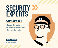 Security Experts Services Facebook Post Design