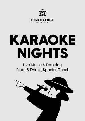 Karaoke Groove Flyer Image Preview