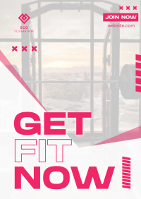 Ready To Get Fit Poster Design