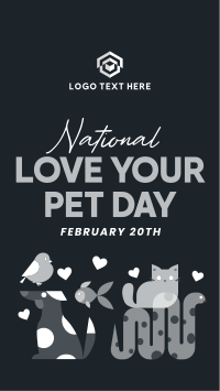 National Love Your Pet Day Instagram reel Image Preview