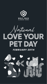 National Love Your Pet Day Instagram Reel Image Preview