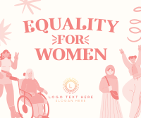 Pink Equality Facebook Post Design