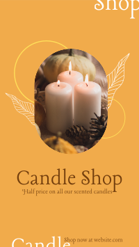 Candle Discount Instagram story Image Preview