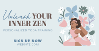 Floral Yoga Day Facebook ad Image Preview