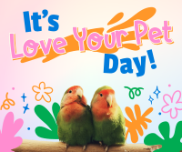 Avian Pet Day Facebook Post Design