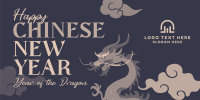 Dragon Chinese New Year Twitter post Image Preview