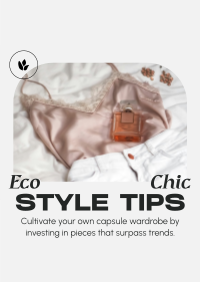 Eco Chic Tips Poster Image Preview