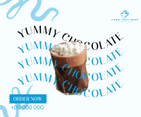 Say it with chocolate Facebook Post Design