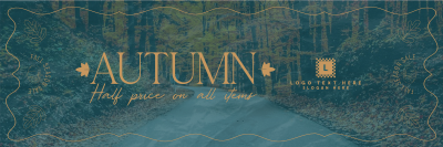 Fall Season Sale Twitter header (cover) Image Preview