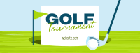 Simple Golf Tournament Facebook Cover Design
