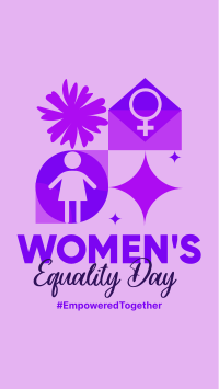 Happy Women's Equality Instagram Story Design