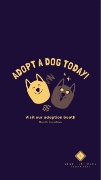 Adopt A Dog Today Instagram story Image Preview