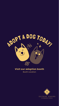 Adopt A Dog Today Instagram story Image Preview