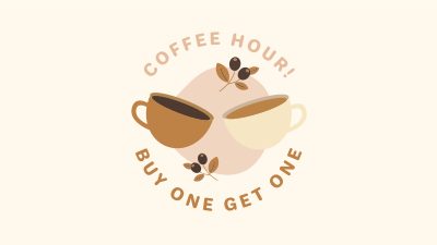 Buy 1 Get 1 Coffee Facebook event cover Image Preview