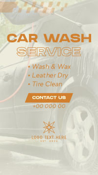 Professional Car Wash Service TikTok Video Design