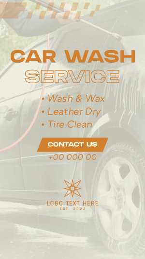 Professional Car Wash Service TikTok Video Image Preview