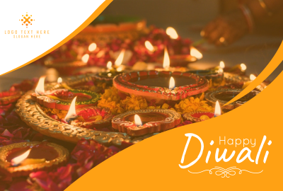 Smooth Diwali Candles Pinterest board cover Image Preview